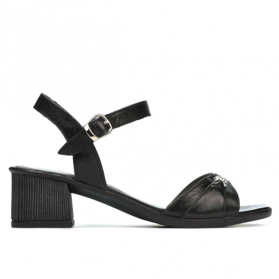 Women sandals 5066 black pearl