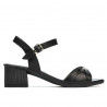Women sandals 5066 black pearl