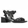 Women sandals 5066 black pearl