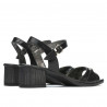 Women sandals 5066 black pearl