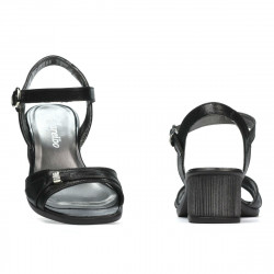 Women sandals 5066 black pearl