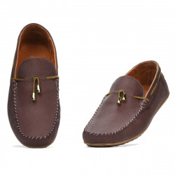 Men loafers, moccasins 863 g bordo