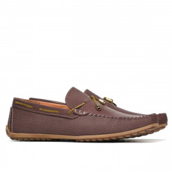 Men loafers, moccasins 863 g bordo