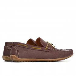 Men loafers, moccasins 863 g bordo