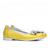 Children shoes 174 yellow pearl combined