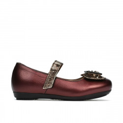 Small children shoes 67c bordo pearl combined