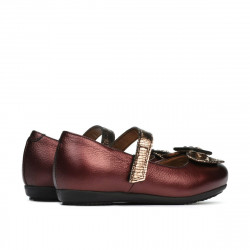 Small children shoes 67c bordo pearl combined