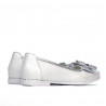 Children shoes 174 white pearl combined