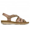 Women sandals 5062 cappuccino combined