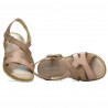 Women sandals 5062 cappuccino combined