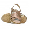Women sandals 5062 cappuccino combined