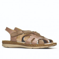 Women sandals 5062 cappuccino combined