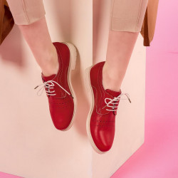 Women casual shoes 6001 red