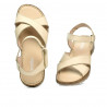 Women sandals 5063 beige