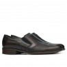Men stylish, elegant shoes 903 a brown