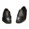 Men stylish, elegant shoes 903 a brown