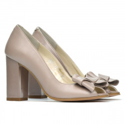 Women sandals 1271 cappuccino pearl