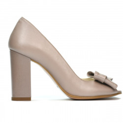 Women sandals 1271 cappuccino pearl