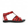 Small children sandals 66c patent red