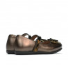 Small children shoes 67c brown pearl combined