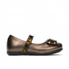 Small children shoes 67c brown pearl combined