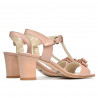 Women sandals 1257 pudra pearl