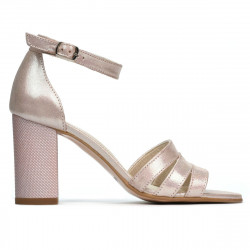 Women sandals 1277 pudra satinat