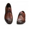 Pantofi adolescenti 398 a cognac