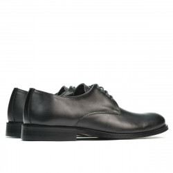 Men stylish, elegant shoes 905 black