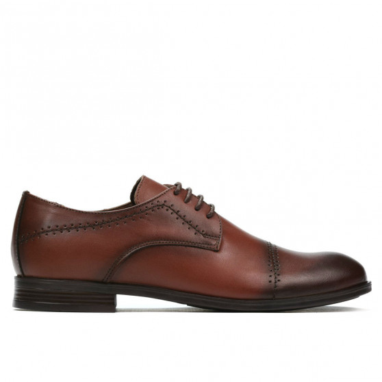 Teenagers stylish, elegant shoes 396 a cognac