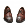 Teenagers stylish, elegant shoes 396 a cognac