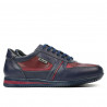 Teenagers stylish, elegant shoes 377 indigo+bordo