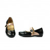 Small children shoes 68c patent black combined