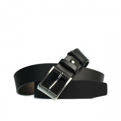 Men belt 14b black mat