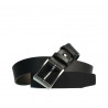 Men belt 14b black mat