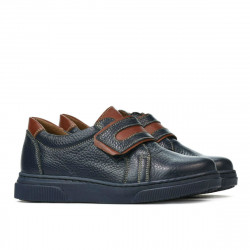 Children shoes 2004 indigo+brown