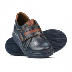 Children shoes 2004 indigo+brown