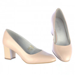 Women stylish, elegant shoes 1268 nude