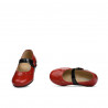 Small children shoes 68c patent red combined