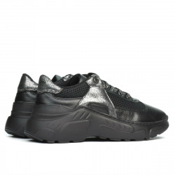 Women sport shoes 6015 black combined