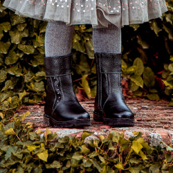 Small children boots 100c black lifestyle
