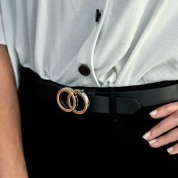 Women belt 09m black