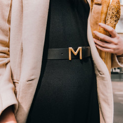 Women belt 08m black