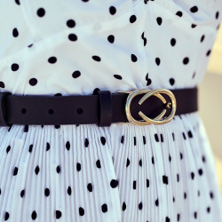 Women belt 11m black lifestyle