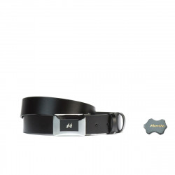 Men belt 42b black