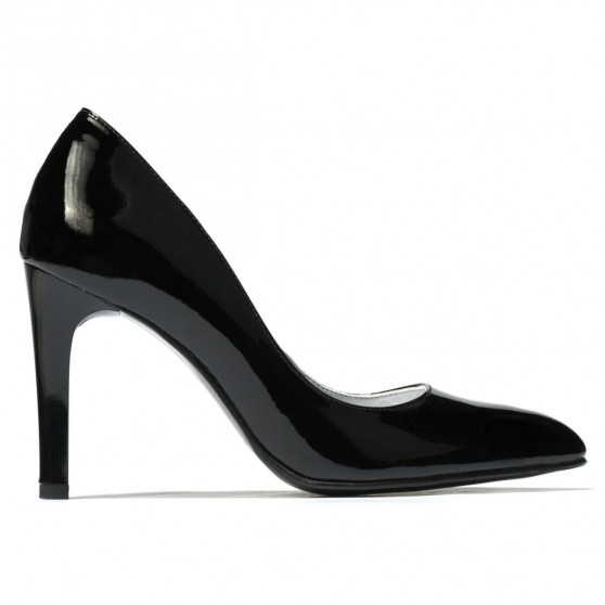 Women stylish, elegant shoes 1276 patent black