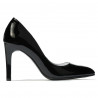 Women stylish, elegant shoes 1276 patent black