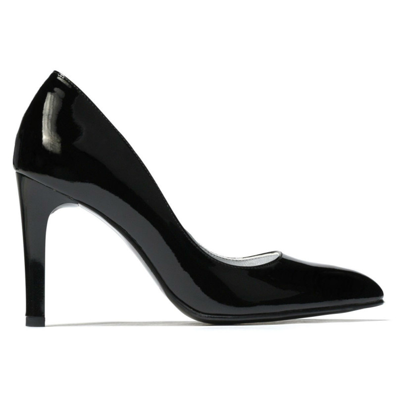 Women stylish, elegant shoes 1276 patent black