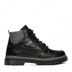 Children boots 3017 black+gray