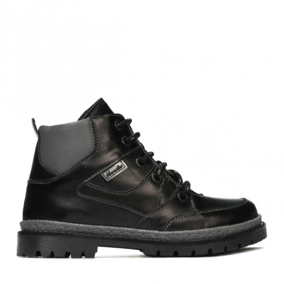 Children boots 3017 black+gray